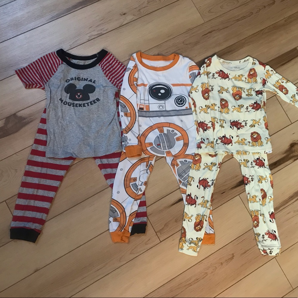 Size 5 Disney Pajama Sets